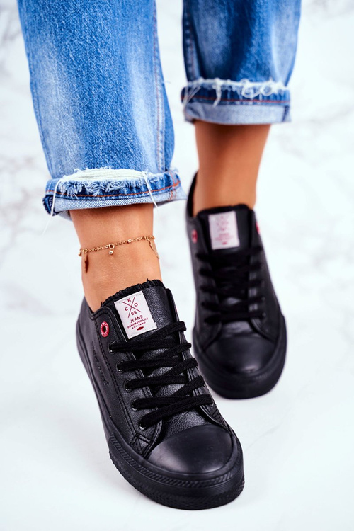 Women's Sneakers Cross Jeans Black DD2R4029