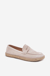 Men's Moccasins With Weave Beige Fiamar