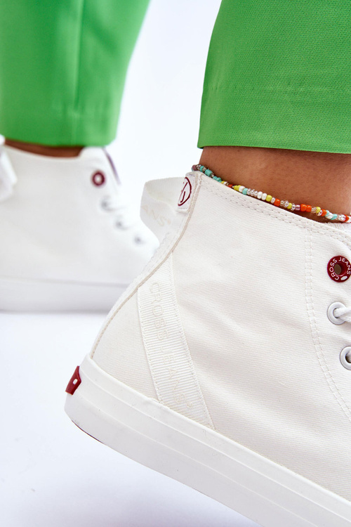 Women's Classic High Top Sneakers Cross Jeans LL2R4086C White