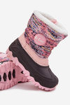 Children's Girls Snow Boots with Zipper Lee Cooper LCJ-25-10-3770 Pink