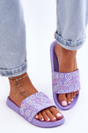 Women's Slippers With Emoticons Violet Cosette