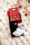Men's Christmas Socks Santa Claus Black