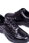 Men’s Sport Shoes Leather GOE Black GG1N3014