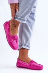 Women's Suede Moccasins Pink Si Passione