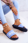 Women's Slippers Big Star JJ274A526 Blue