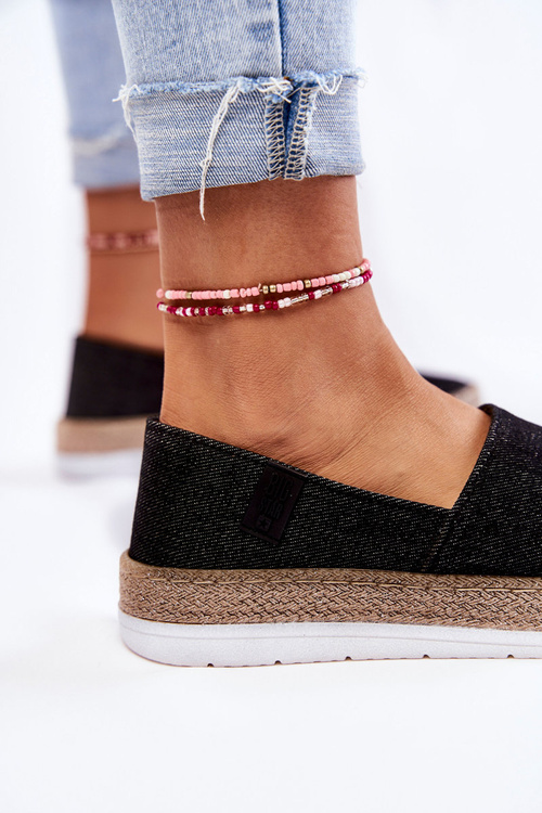 Women's Sneakers Slip On Big Star KK276008 Black