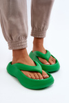 Women's Foam Flip Flops Green Roux
