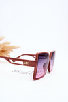 Square Sunglasses M2376 Dark Pink