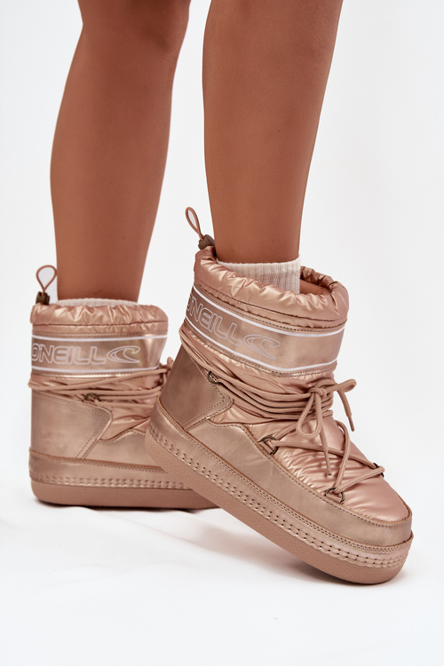 Damskie Śniegowce Złote O'NEILL ISA WOMEN HIGH 90253012.99U