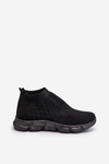 Women's Slip-On Sock Sneakers Black Liraelia