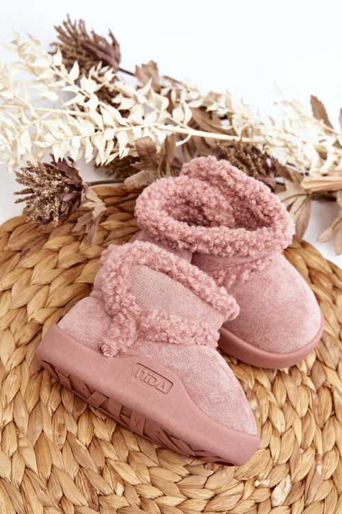 Children's Snow Boots with Velcro Pink Unitia