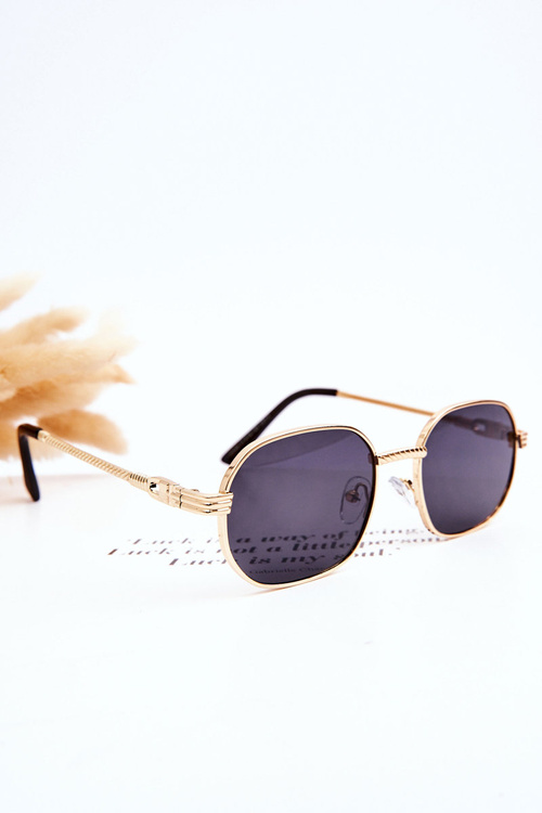 Trendy Sunglasses Ful Vue V160049 Gold-Black