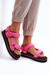 Sandały Damskie Platforma Fuksja Lee Cooper LCW-24-05-2750 Fuksja