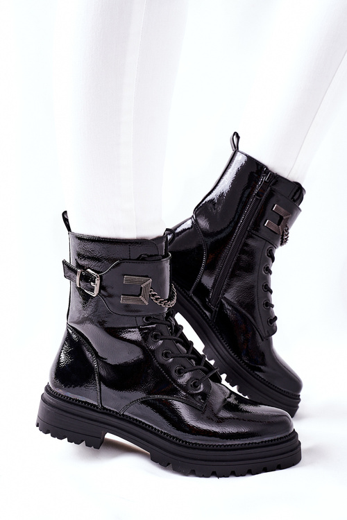 Women's Insulated Worker Boots Black Vanquish