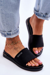 Women's Platform Slippers Big Star LL274930 Black