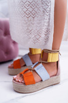 Women's Multicolored Platform Sandals Espadrilles Manado