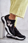 Women's Sport Shoes Tied Black Tolea