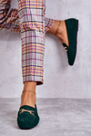 Suede Classic Loafers Green Roddie