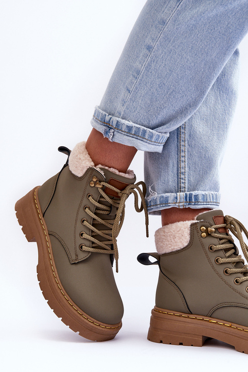 Women's Fur-Lined Trappers Green Jette