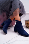 Women's Heeled Boots Sergio Leone Navy Blue BT520