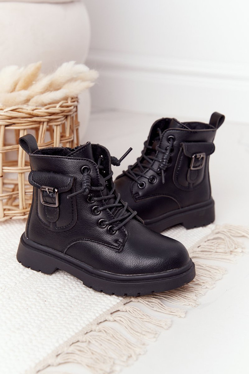 Children's Boots With Pocket Black TikTok