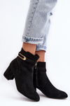 Women's Low Heel Boots Black Verice
