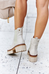Ankle Boots Worker Maciejka Beige 05312-04