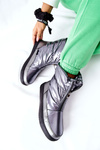 Women's Snow Boots Grey Monile