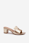 Women's Beige High Heel Sandals Bralya