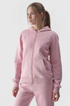 Women's Hoodie Zip Up Cotton 4F Pink 4FWMM00TSWSF1467-56S