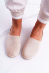 Espadryle Damskie Vices Zamszowe Beżowe 8455