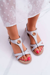 Women's Flat Sandals Grey S.Barski Brimnes
