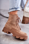Suede Warm Boots Workers Brown Darvin