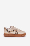 Women Sneakers On Platform Panther Beige Totter
