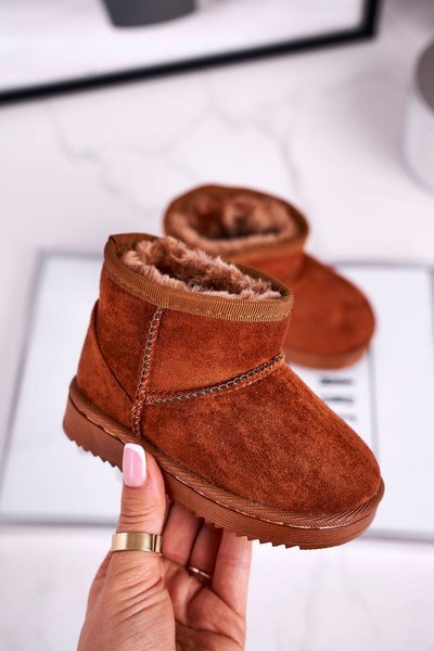 Children's Insulated Snow Boots Brown Gooby