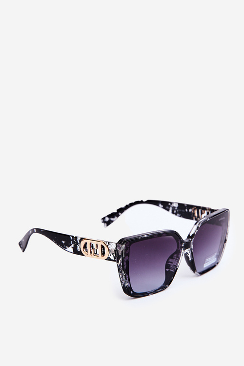 Women's Sunglasses with Decorative Detail UV400 Black