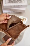 Women's Insulated Heeled Boots Eco Suede Brown Irissinae
