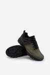Buty Trekkingowe Sportowe Męskie Khaki Menesio 24MN38-6932