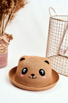 Children's Hat Summer Beach Camel With Panda