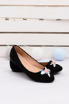 Suede Black Women's Ballerinas Lords Blume