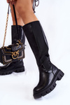 Women's Boots On The Platform Black Milania