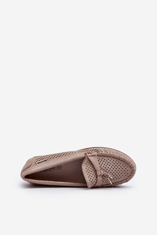 Women's Blue Cutout Moccasins Twista