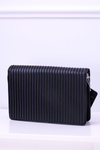 Black Women's Classic Striped Handbag