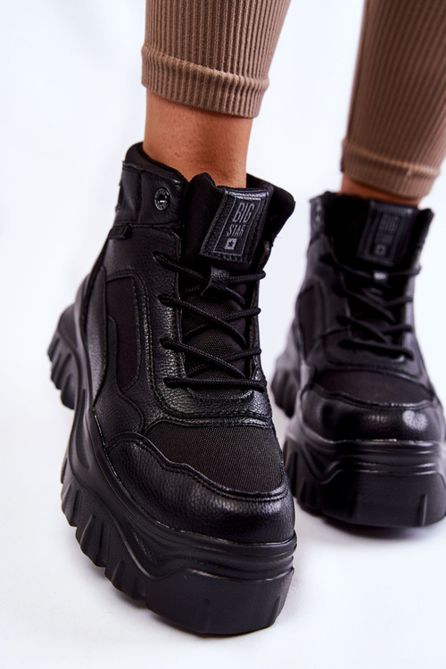 Fashionable Boots Memory Foam Big Star KK274371 Black