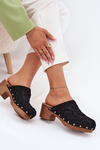 Crochet Women's Heels Black Senevia