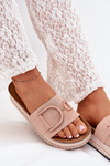Women's Platform Sandals With Decoration Pink Daphira
