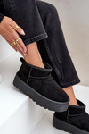 Women's Snow Boots On Platform Black Ninala