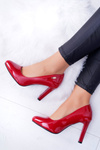 Women's Lacquered pumps Sergio Leone Red Campbell