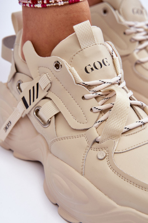 Sport Sneakers Shoes GOE MM2N4015 Beige