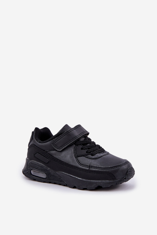 Children's sneakers with velcro in black Krissandra
